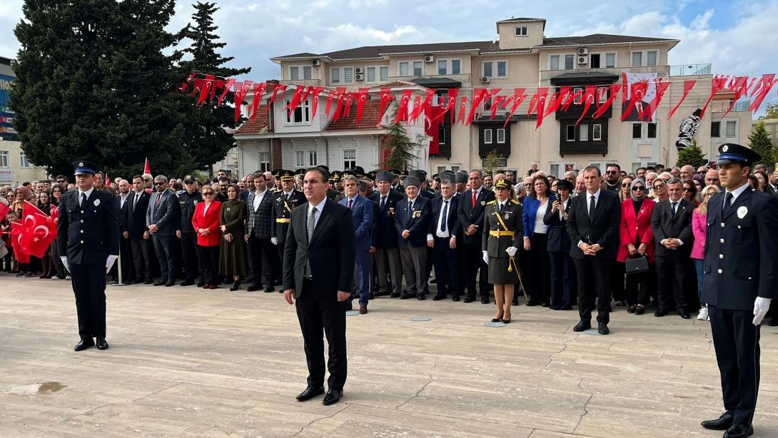 29 EKİM CUMHURİYET BAYRAMI ÇELENK SUNMA TÖRENİ